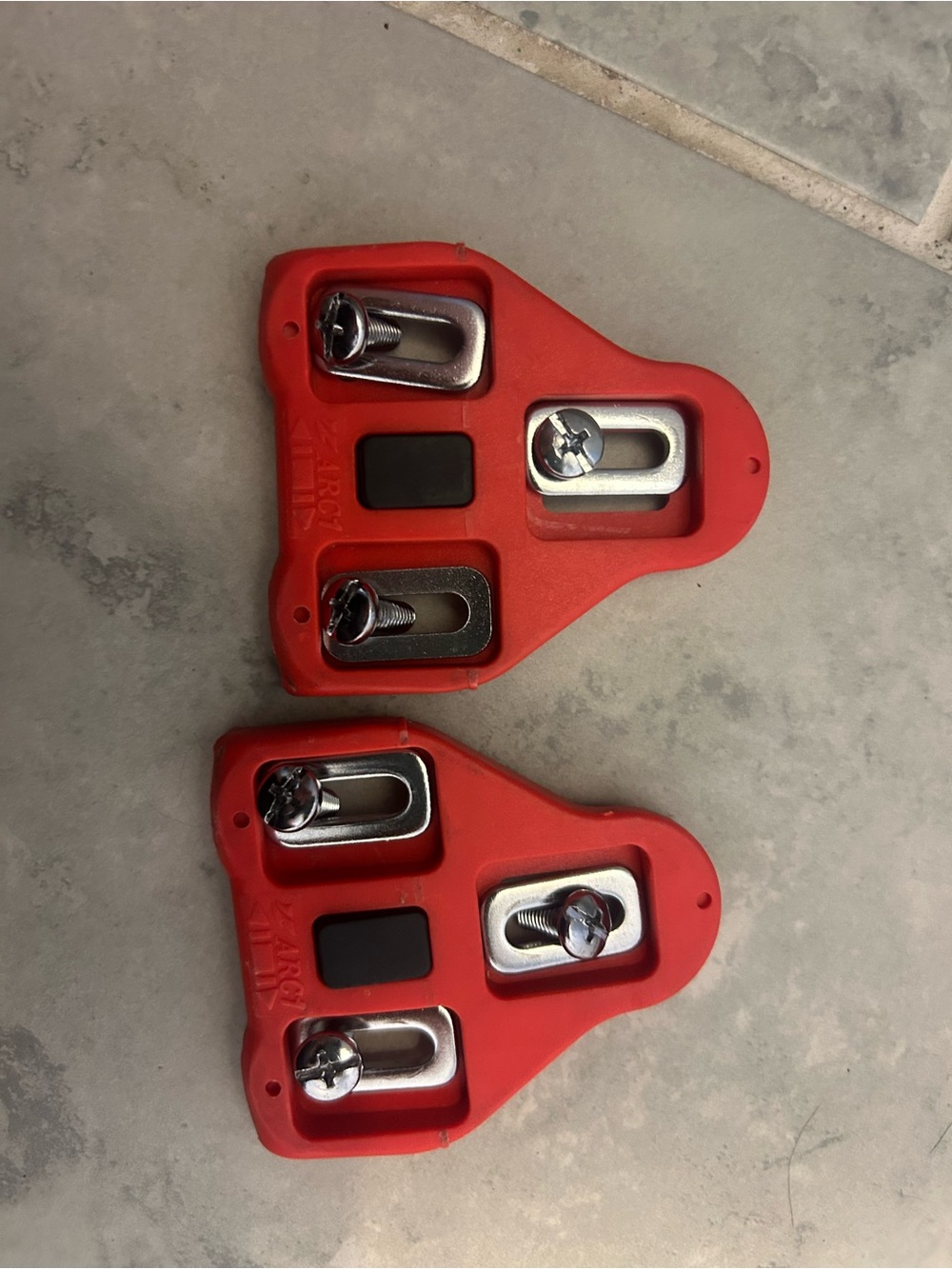 Red Cycling Cleats (Pair)